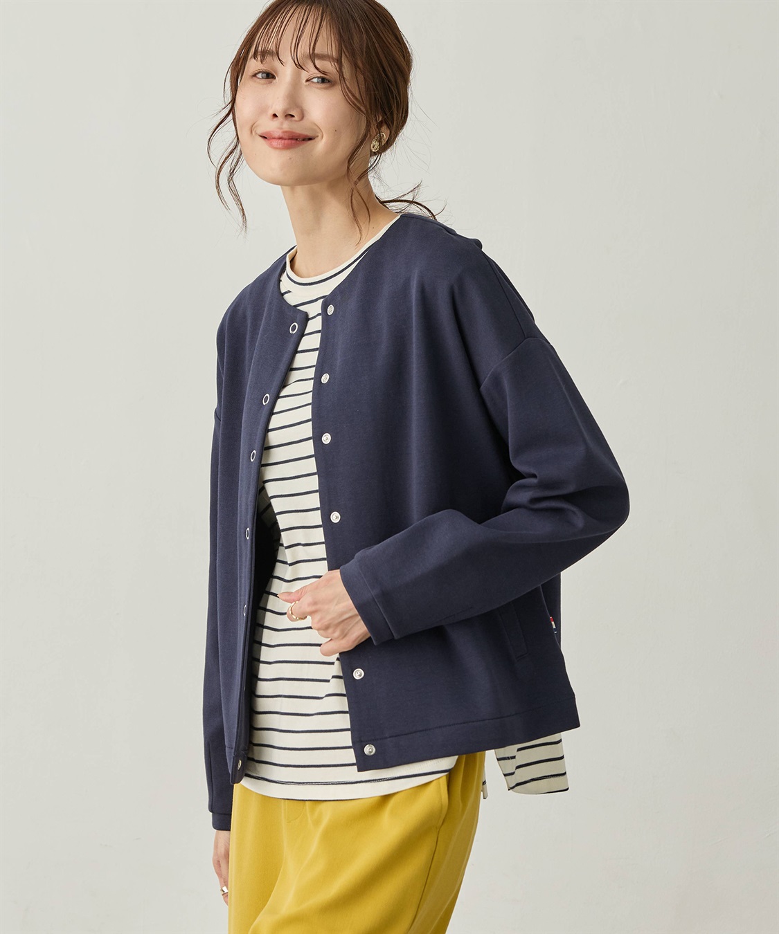 Petit Honfleur リングドットカーディガン_sub_6