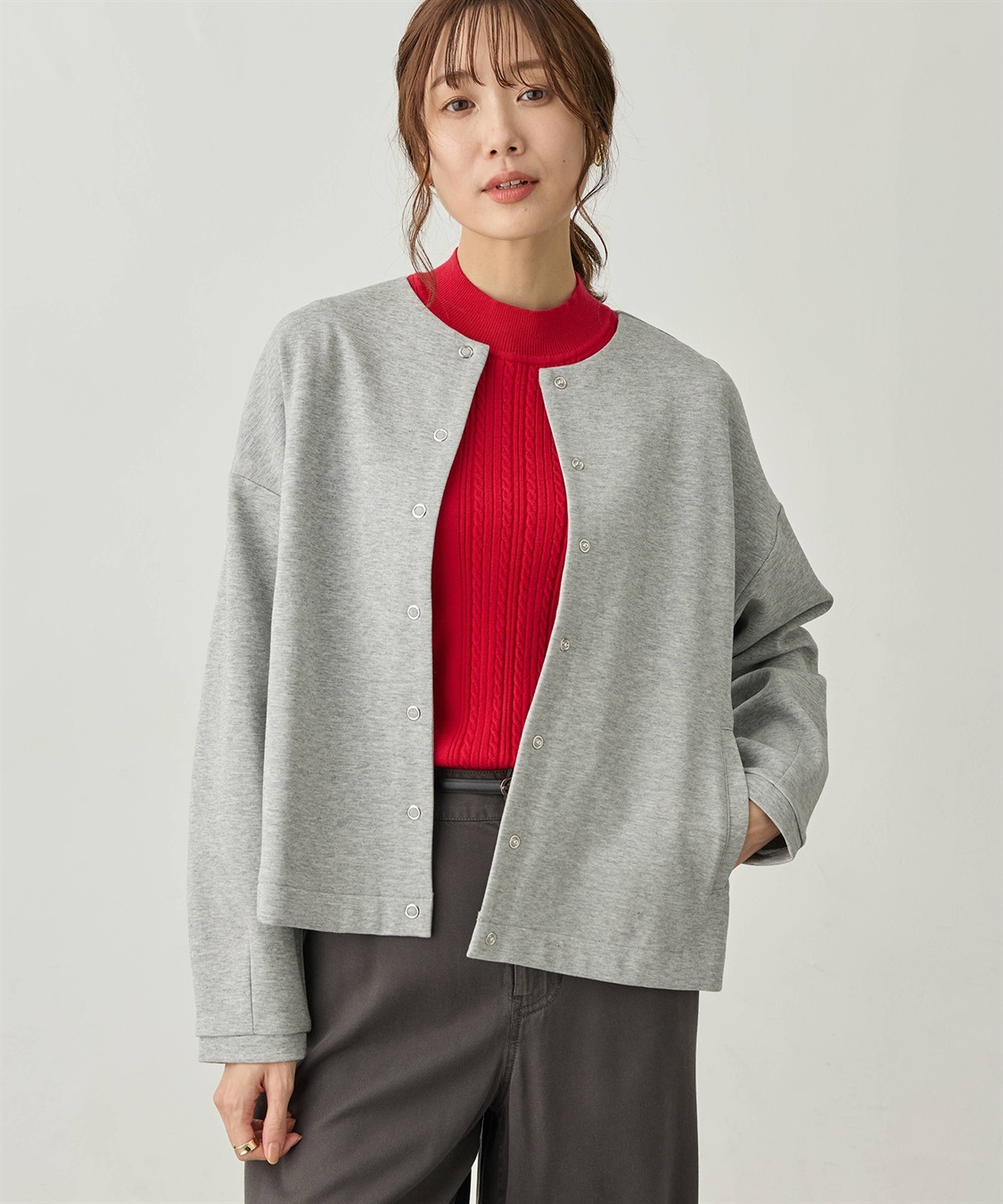 Petit Honfleur リングドットカーディガン_sub_7