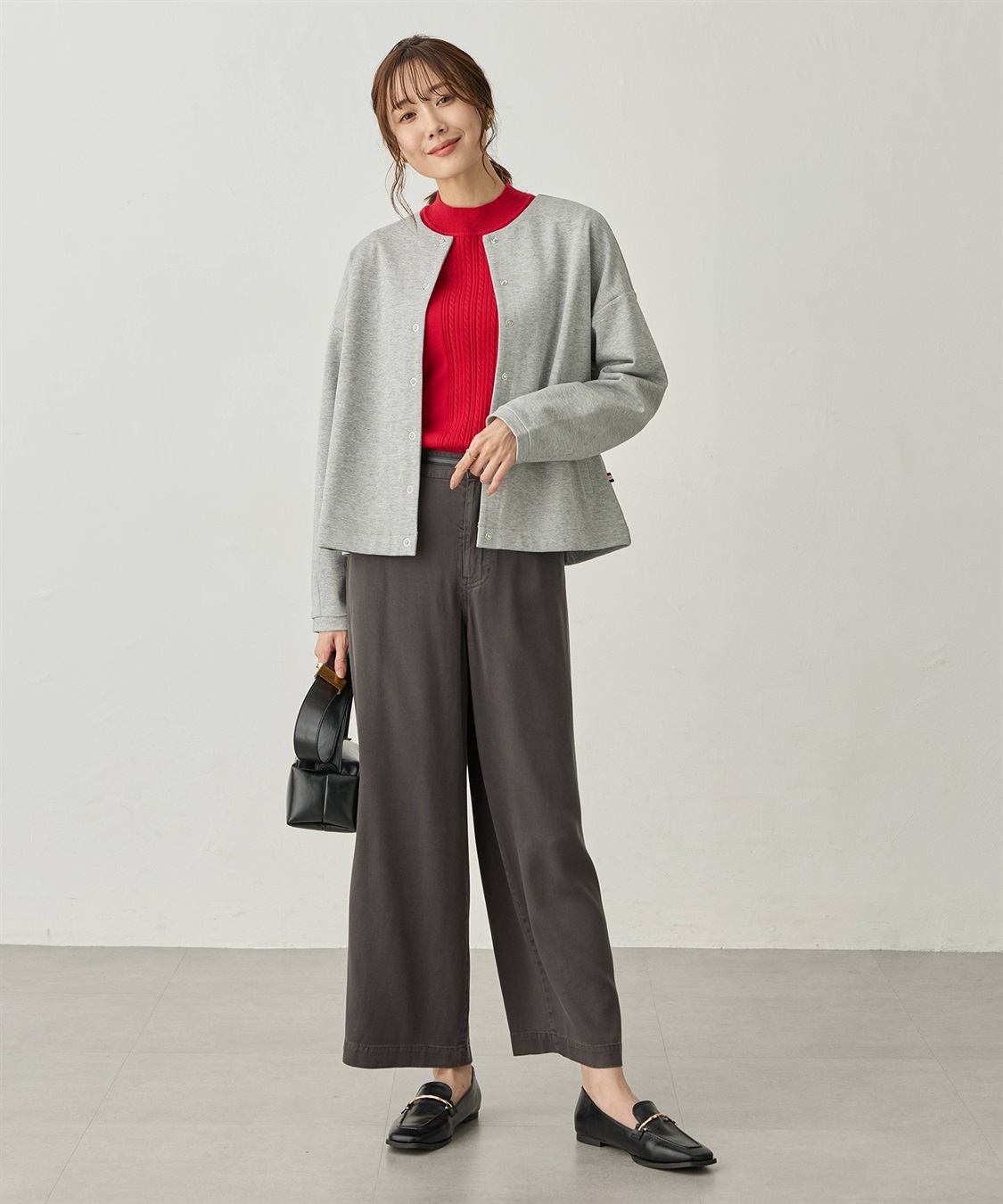 Petit Honfleur リングドットカーディガン_sub_11