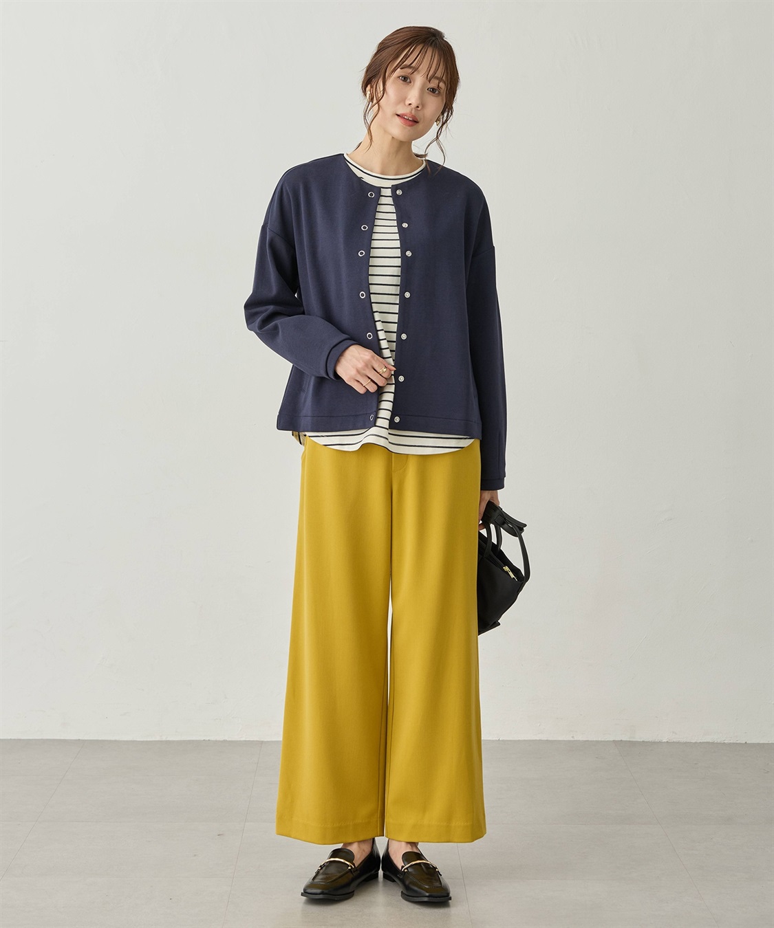 Petit Honfleur リングドットカーディガン_sub_13