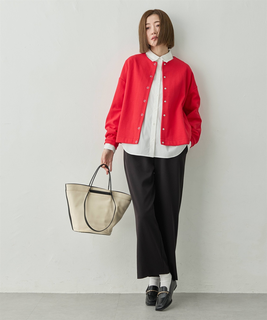 Petit Honfleur リングドットカーディガン_sub_17