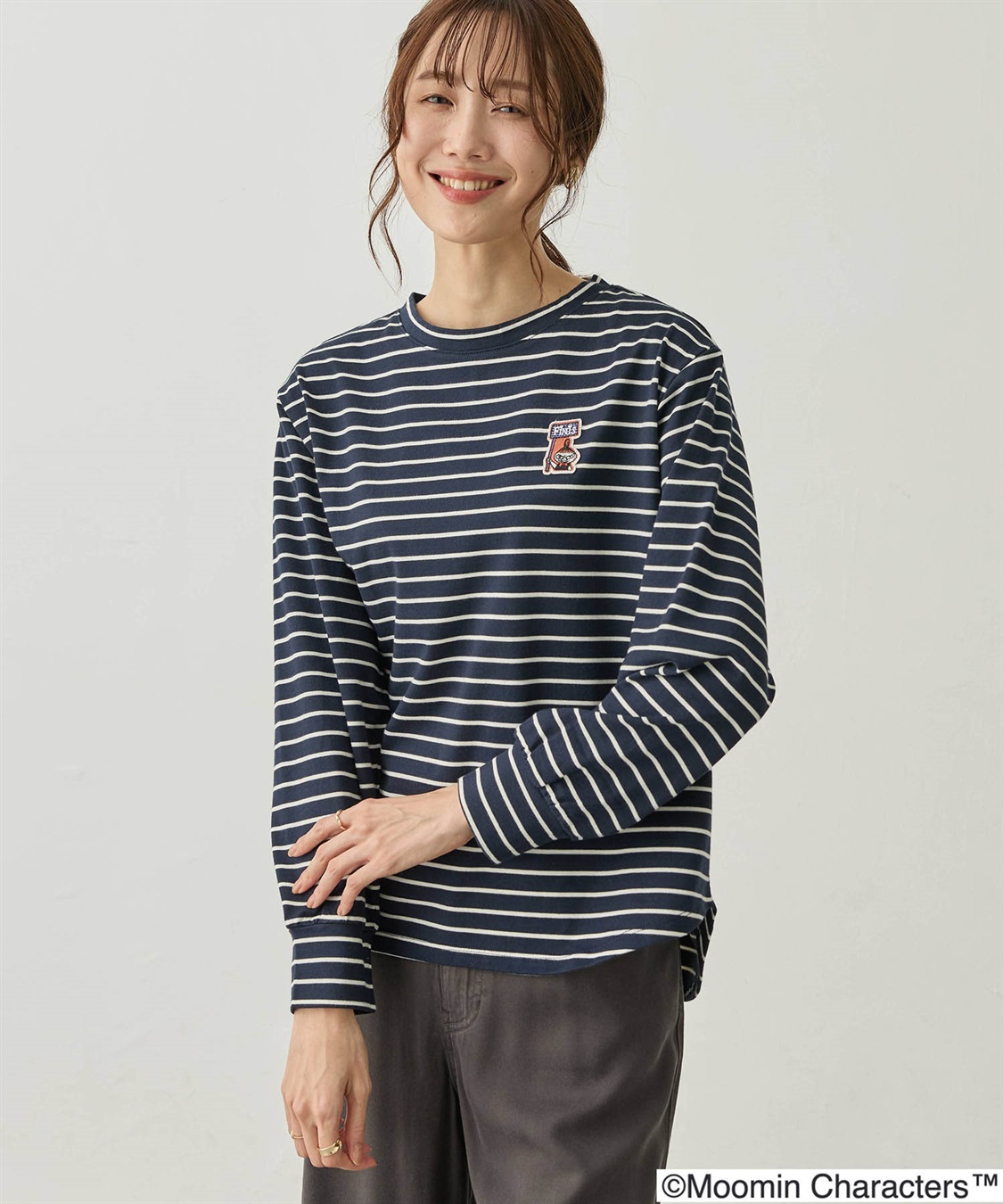 Petit Honfleur 【ムーミン】ミイワッペン刺しゅうロンT_sub_6