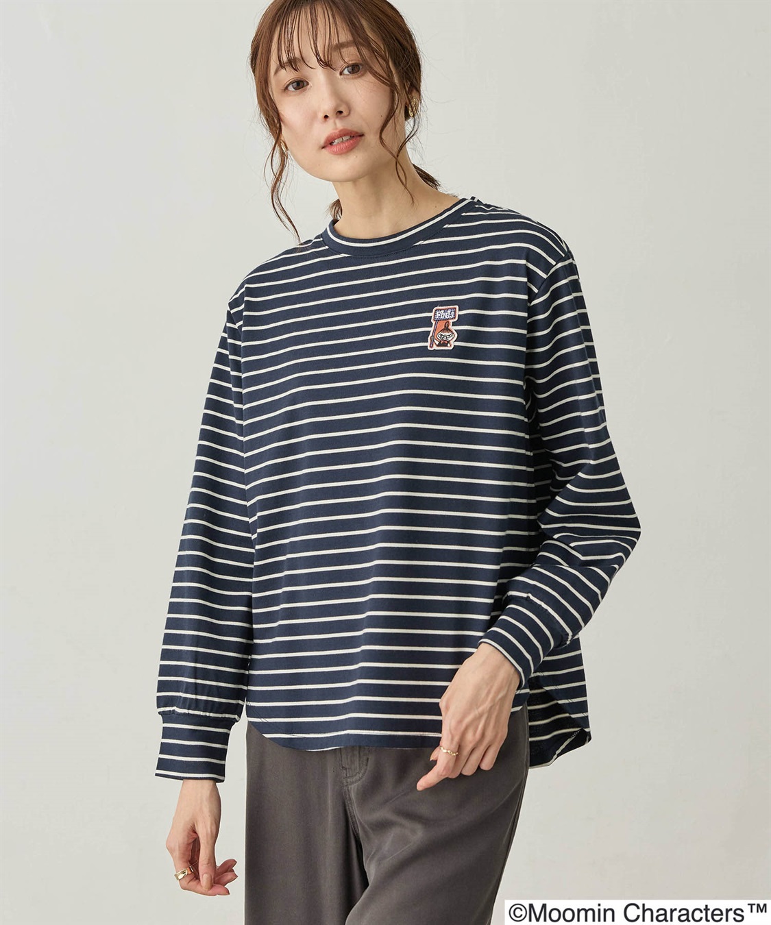 Petit Honfleur 【ムーミン】ミイワッペン刺しゅうロンT_sub_7