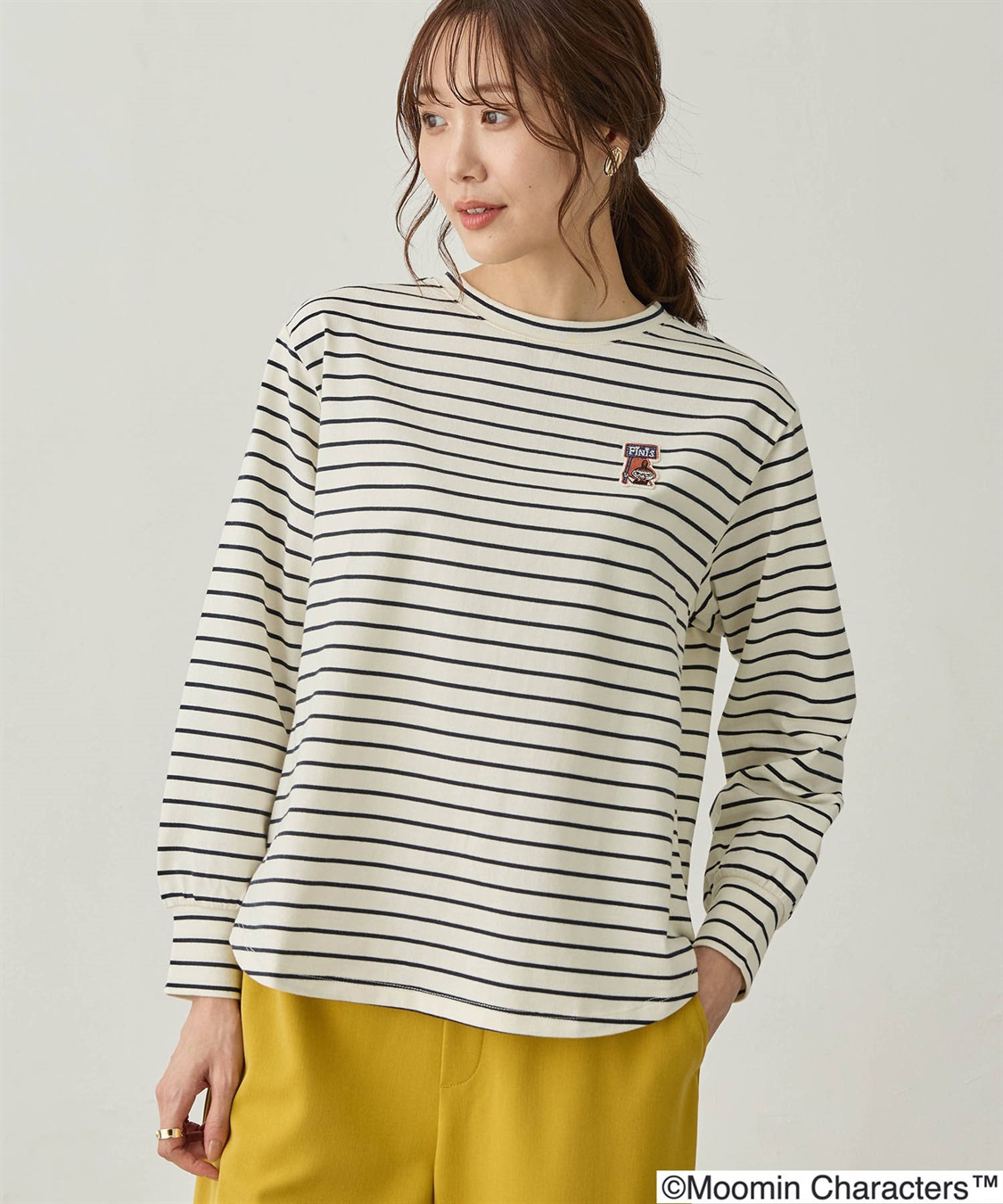 Petit Honfleur 【ムーミン】ミイワッペン刺しゅうロンT_sub_9