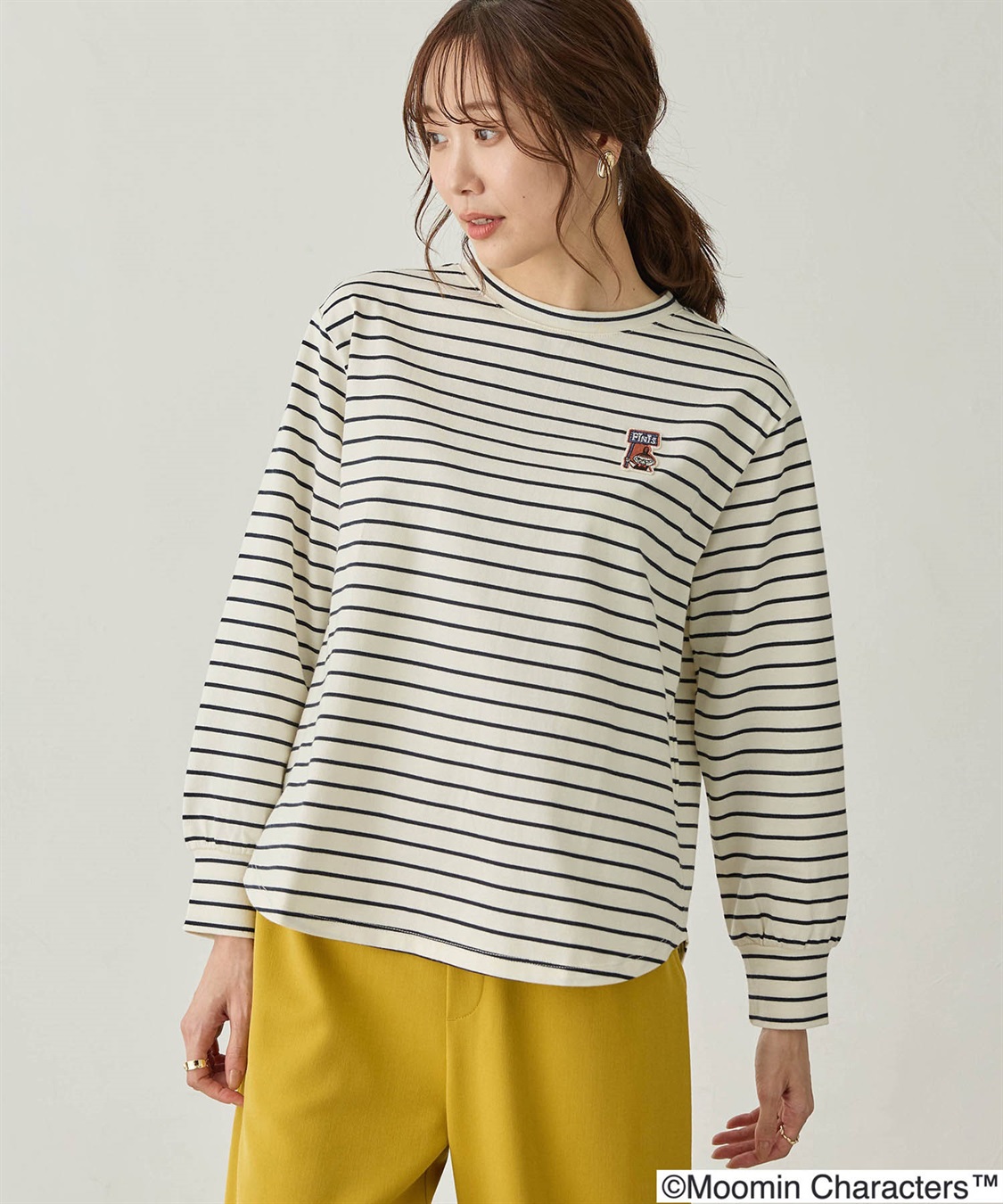 Petit Honfleur 【ムーミン】ミイワッペン刺しゅうロンT_sub_10