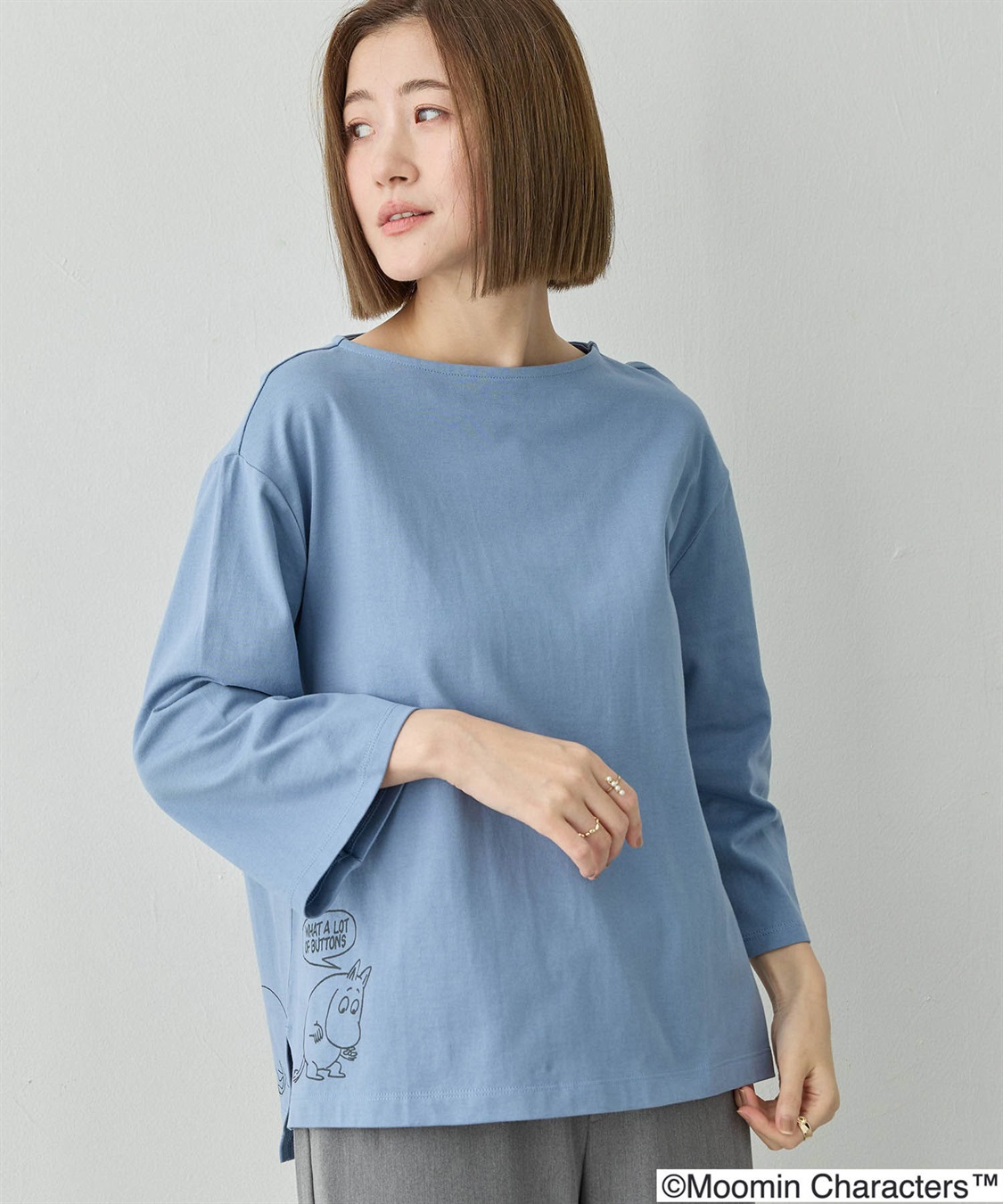 Petit Honfleur 【ムーミン】プリントプルオーバー_sub_1