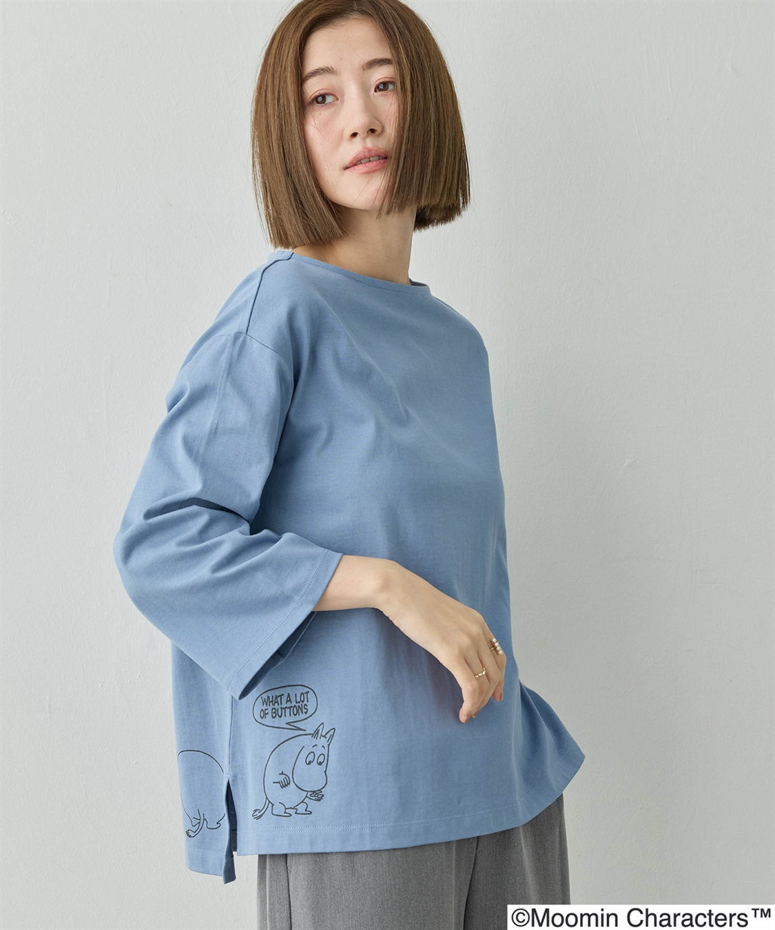 Petit Honfleur 【ムーミン】プリントプルオーバー_sub_2