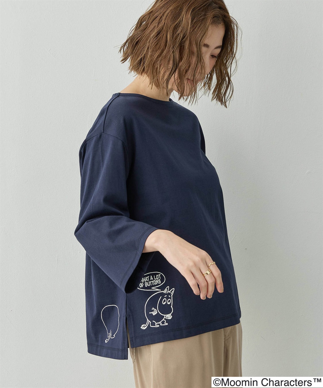 Petit Honfleur 【ムーミン】プリントプルオーバー_sub_5