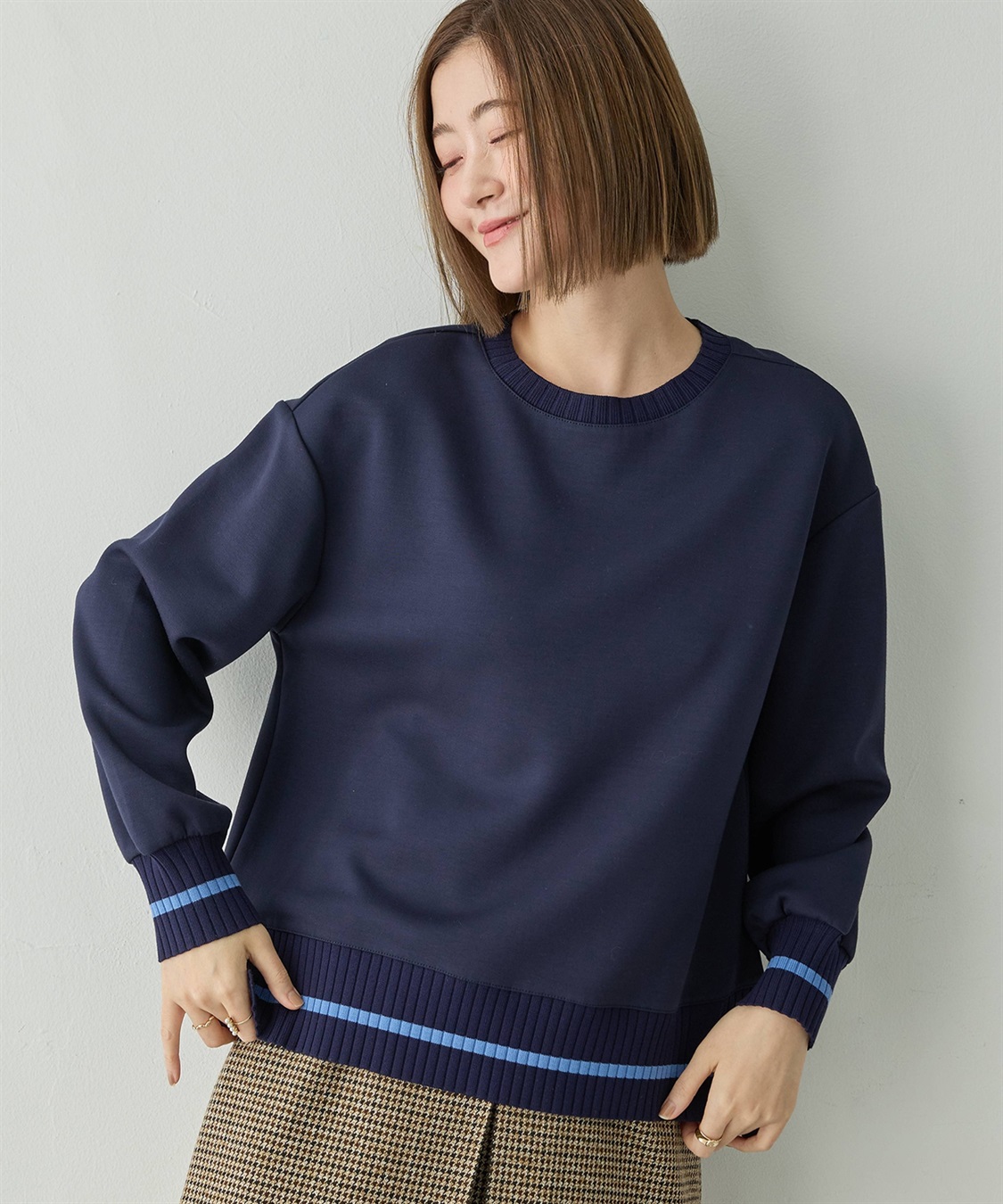 リブニットドッキングプルオーバー Petit Honfleur｜クロスプラス公式