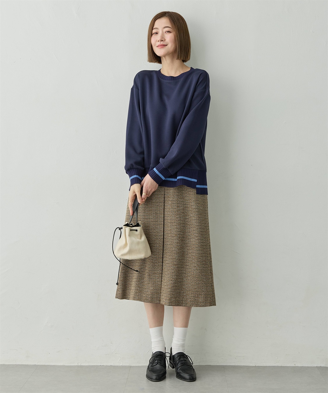 Petit Honfleur リブニットドッキングプルオーバー_sub_13