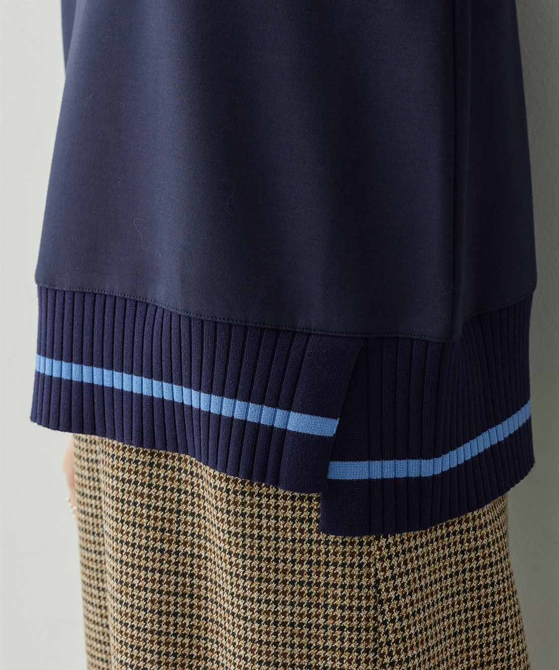 Petit Honfleur リブニットドッキングプルオーバー_sub_16