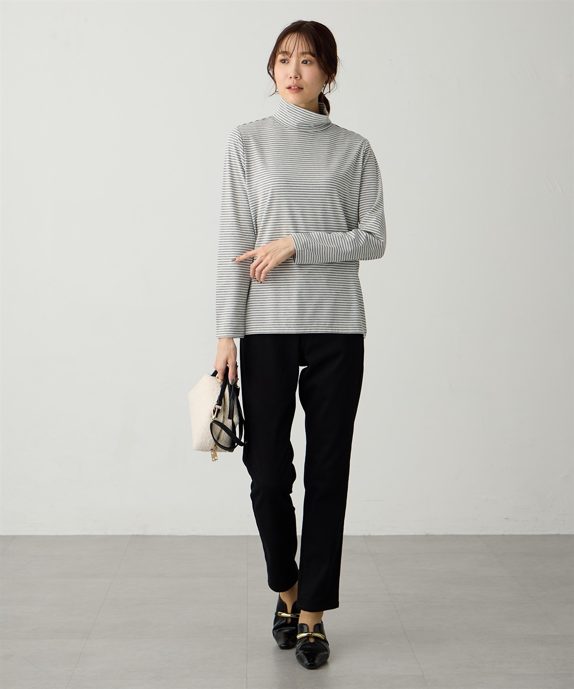 Petit Honfleur ハイネックインナープルオーバー_sub_11