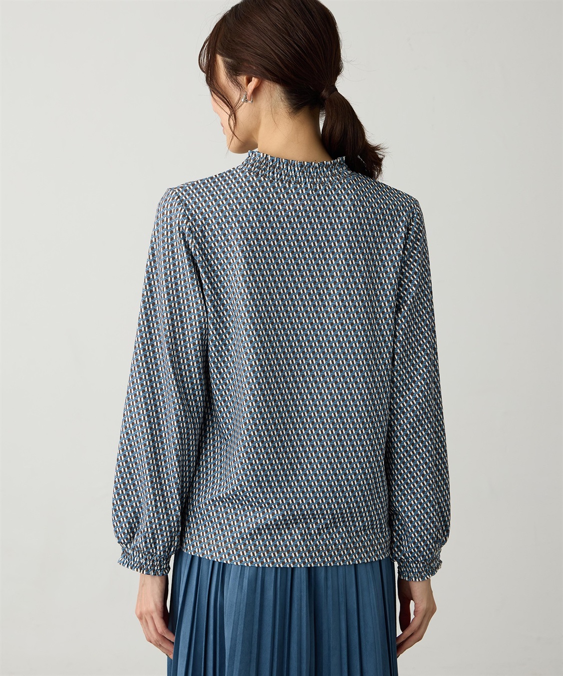 Petit Honfleur シャーリングプリントプルオーバー_sub_3