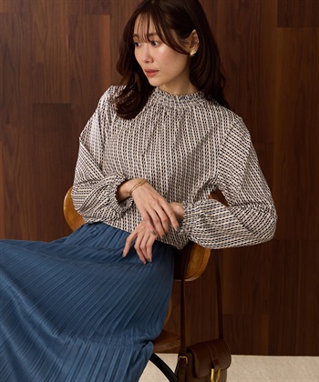 Petit Honfleur シャーリングプリントプルオーバー_subthumb_6