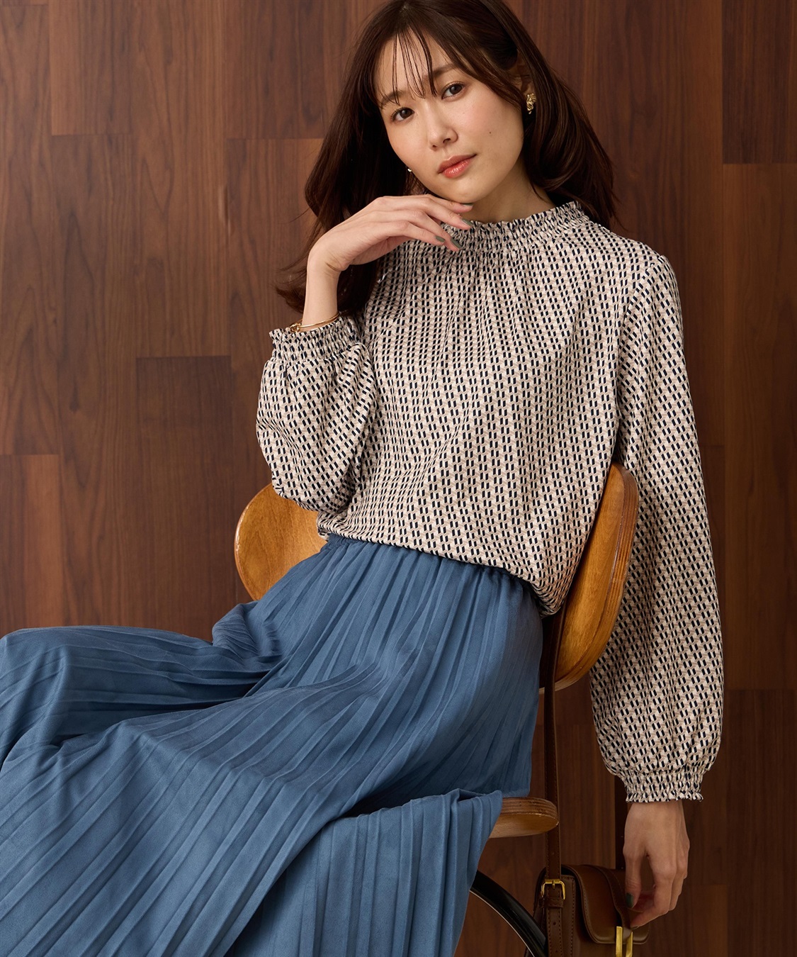 Petit Honfleur シャーリングプリントプルオーバー_sub_7