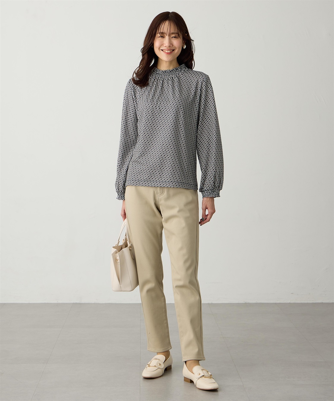 Petit Honfleur シャーリングプリントプルオーバー_sub_12