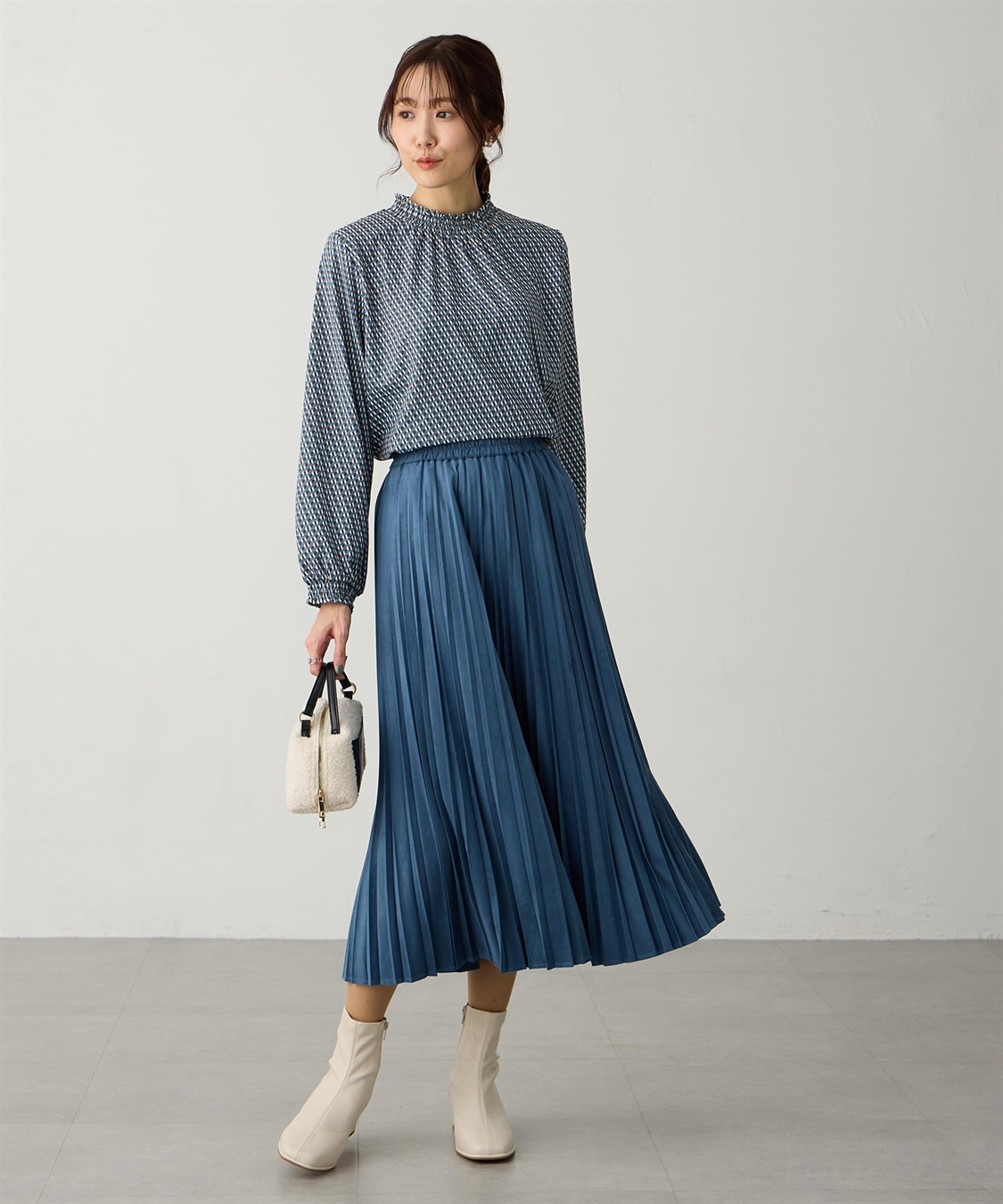 Petit Honfleur シャーリングプリントプルオーバー_sub_15