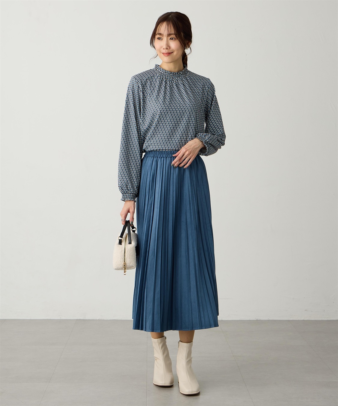 Petit Honfleur シャーリングプリントプルオーバー_sub_16