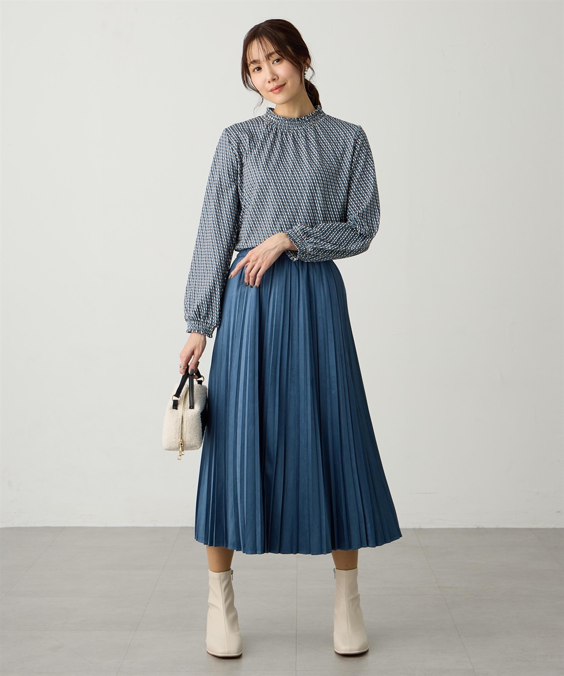 Petit Honfleur シャーリングプリントプルオーバー_sub_17