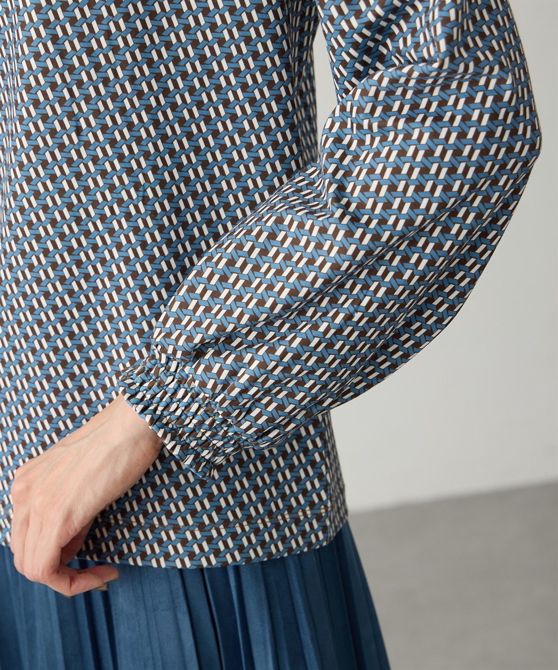 Petit Honfleur シャーリングプリントプルオーバー_sub_19