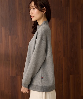 Petit Honfleur ハイネックリブ切替プルオーバー_subthumb_2