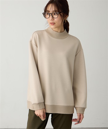 Petit Honfleur ハイネックリブ切替プルオーバー_subthumb_5