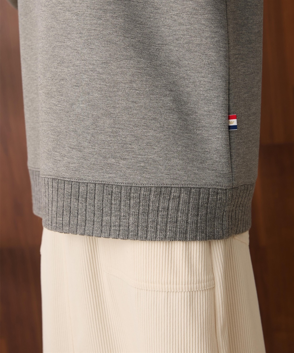 Petit Honfleur ハイネックリブ切替プルオーバー_sub_14