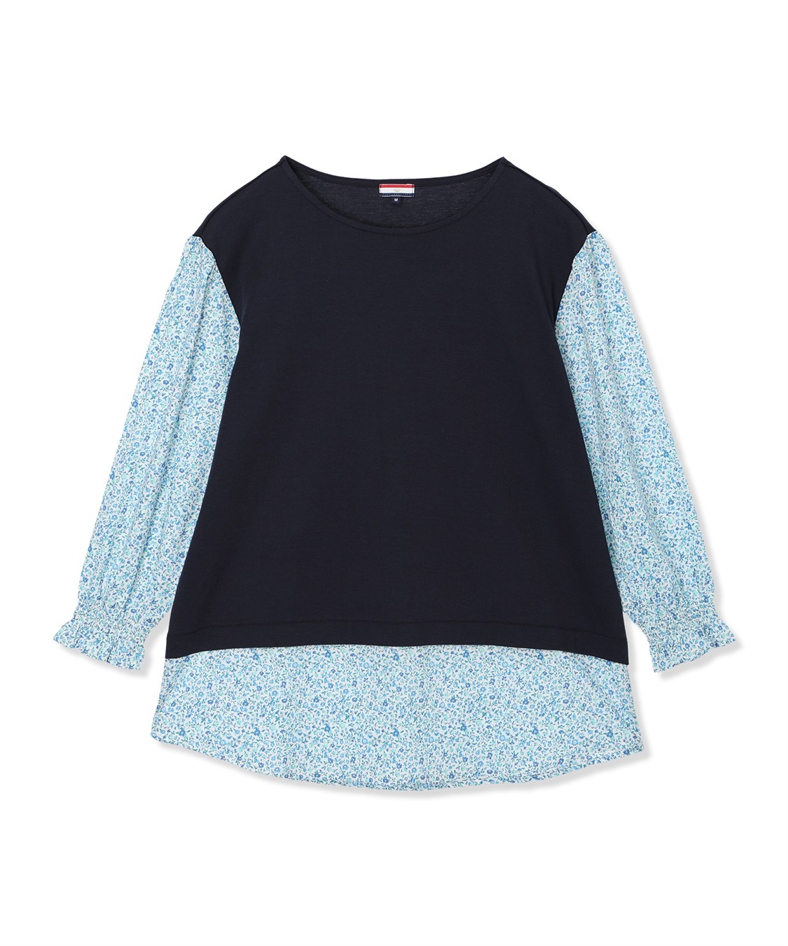 Petit Honfleur 【Liberty】リバティレイヤード風プルオーバー【オーガニックコットン・UVカット・接触冷感】_sub_12