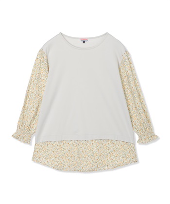 Petit Honfleur 【Liberty】リバティレイヤード風プルオーバー【オーガニックコットン・UVカット・接触冷感】_subthumb_19