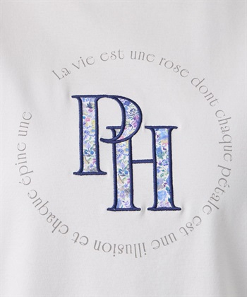 Petit Honfleur 【Liberty】リバティプリントロゴ刺しゅうTシャツ【オーガニックコットン・UVカット・接触冷感】_subthumb_14