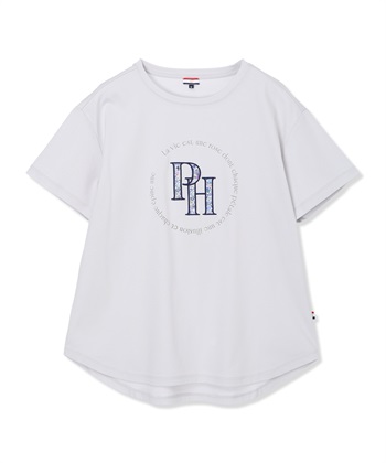 Petit Honfleur 【Liberty】リバティプリントロゴ刺しゅうTシャツ【オーガニックコットン・UVカット・接触冷感】_subthumb_15