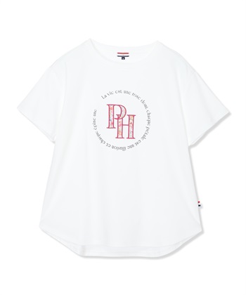 Petit Honfleur 【Liberty】リバティプリントロゴ刺しゅうTシャツ【オーガニックコットン・UVカット・接触冷感】_subthumb_23