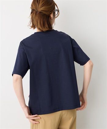 Petit Honfleur 【Liberty】リバティプリントロゴ刺しゅうTシャツ【オーガニックコットンブレンド・UVカット・接触冷感】_subthumb_6