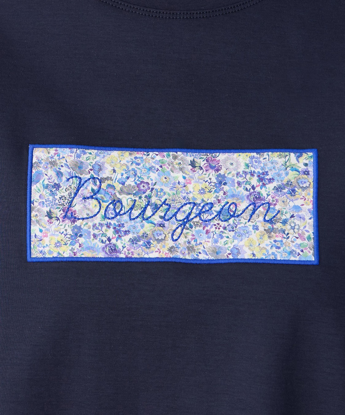 Petit Honfleur 【Liberty】リバティプリントロゴ刺しゅうTシャツ【オーガニックコットンブレンド・UVカット・接触冷感】_sub_15