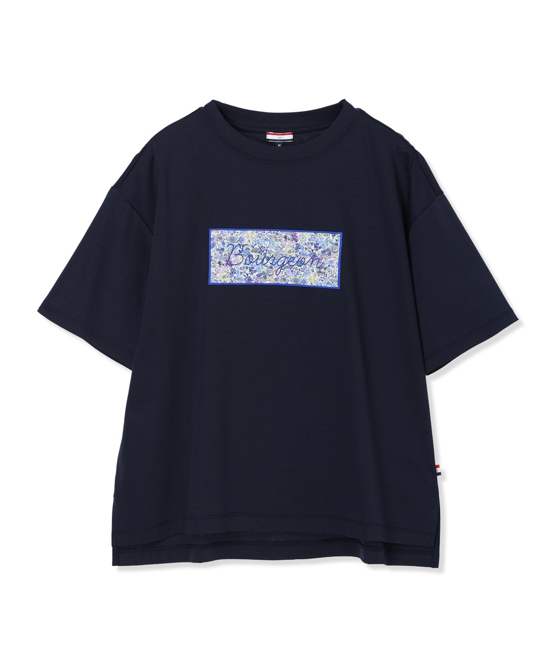 Petit Honfleur 【Liberty】リバティプリントロゴ刺しゅうTシャツ【オーガニックコットンブレンド・UVカット・接触冷感】_sub_16