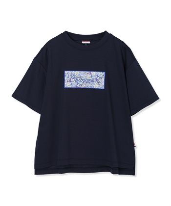 Petit Honfleur 【Liberty】リバティプリントロゴ刺しゅうTシャツ【オーガニックコットンブレンド・UVカット・接触冷感】_subthumb_16