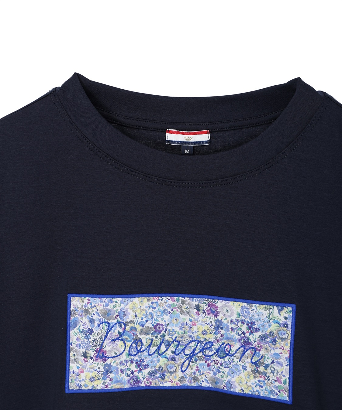 Petit Honfleur 【Liberty】リバティプリントロゴ刺しゅうTシャツ【オーガニックコットンブレンド・UVカット・接触冷感】_sub_18