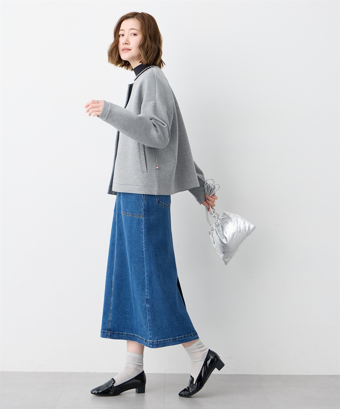 Petit Honfleur スナップボタンカーディガン_sub_12