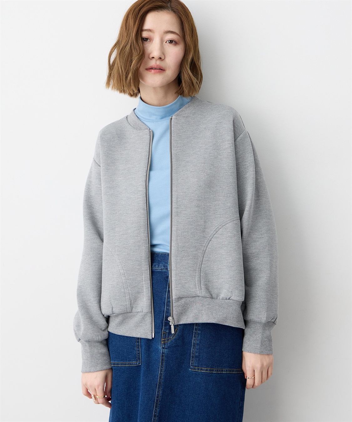 Petit Honfleur ダンボールZIPブルゾン_sub_1