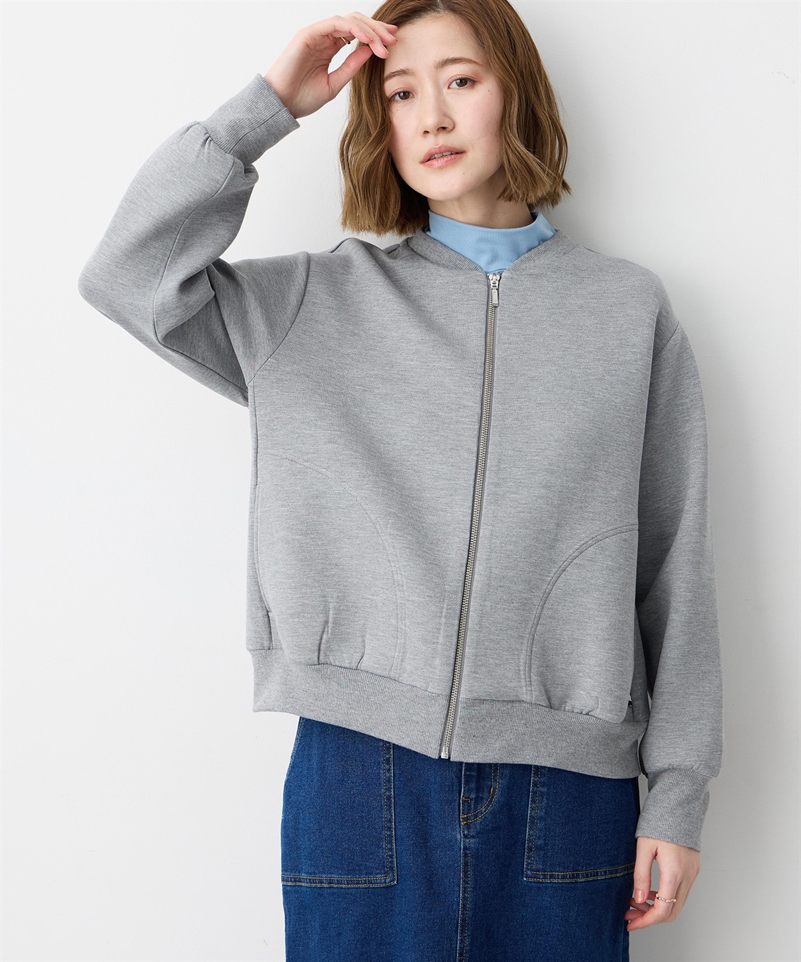 Petit Honfleur ダンボールZIPブルゾン_sub_3