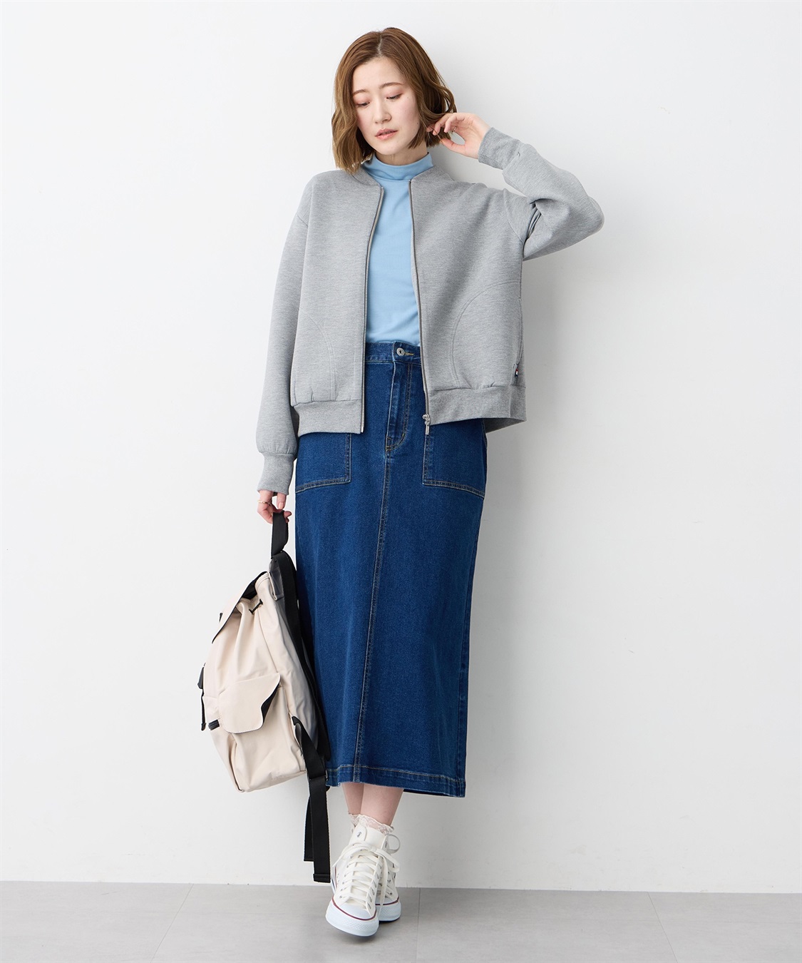 Petit Honfleur ダンボールZIPブルゾン_sub_6