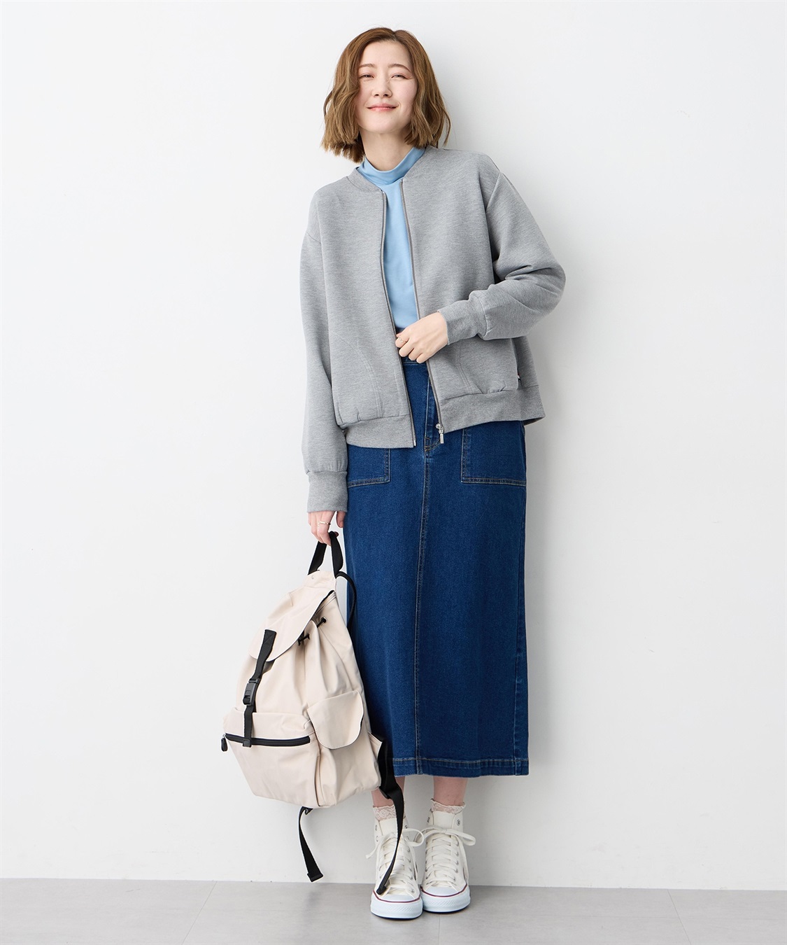 Petit Honfleur ダンボールZIPブルゾン_sub_7