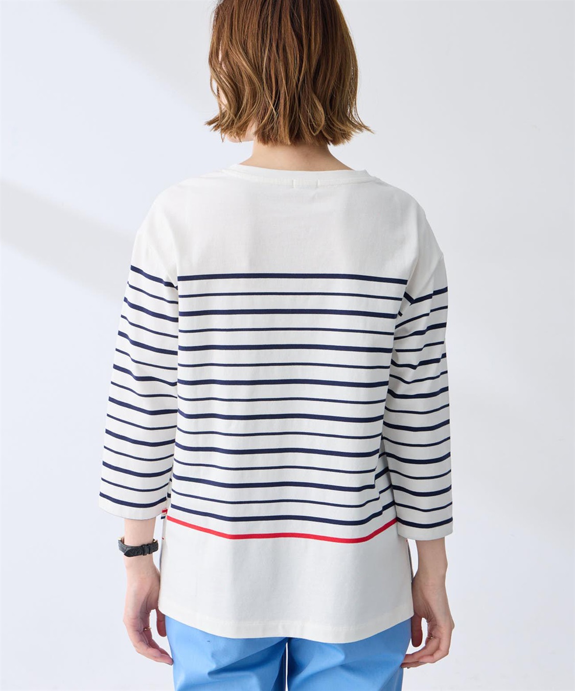 Petit Honfleur ボーダーＴシャツ【オーガニックコットンブレンド】_sub_11