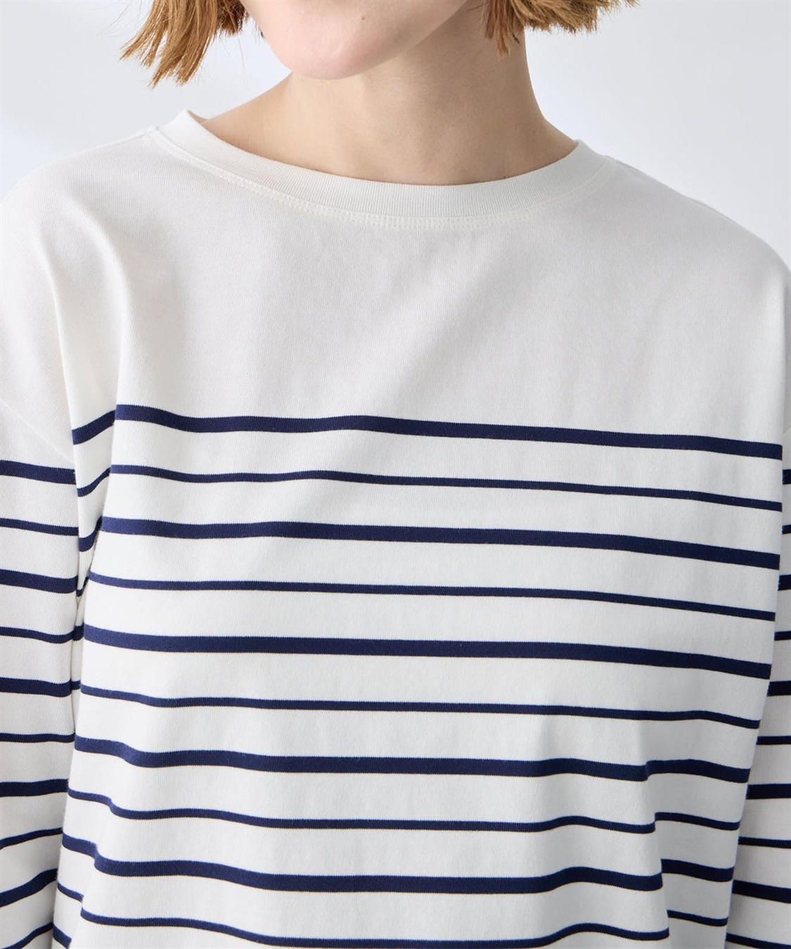 Petit Honfleur ボーダーＴシャツ【オーガニックコットンブレンド】_sub_12