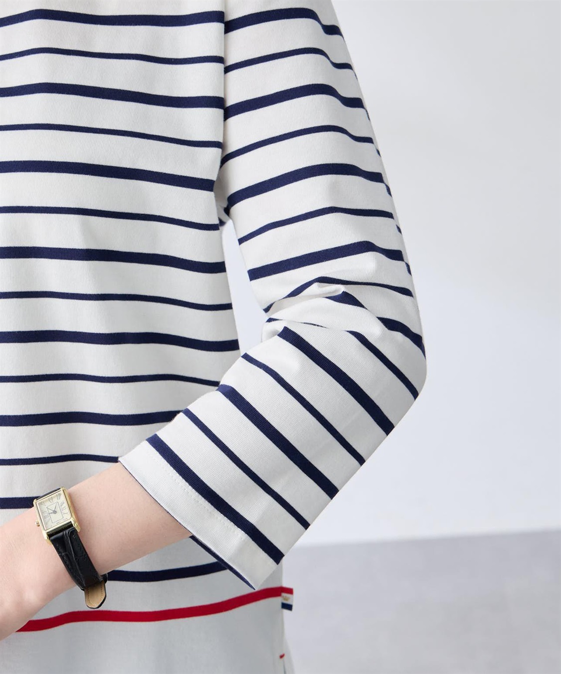 Petit Honfleur ボーダーＴシャツ【オーガニックコットンブレンド】_sub_13