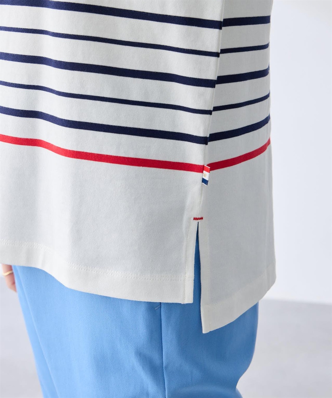 Petit Honfleur ボーダーＴシャツ【オーガニックコットンブレンド】_sub_14