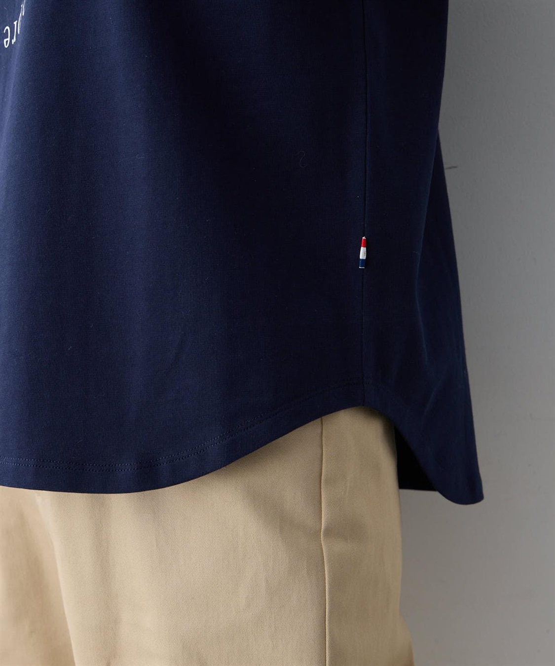 Petit Honfleur ロゴプリントモックネックＴシャツ【オーガニックコットンブレンド】_sub_15