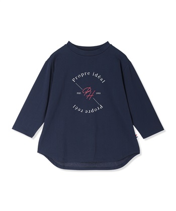 Petit Honfleur ロゴプリントモックネックＴシャツ【オーガニックコットンブレンド】_subthumb_16