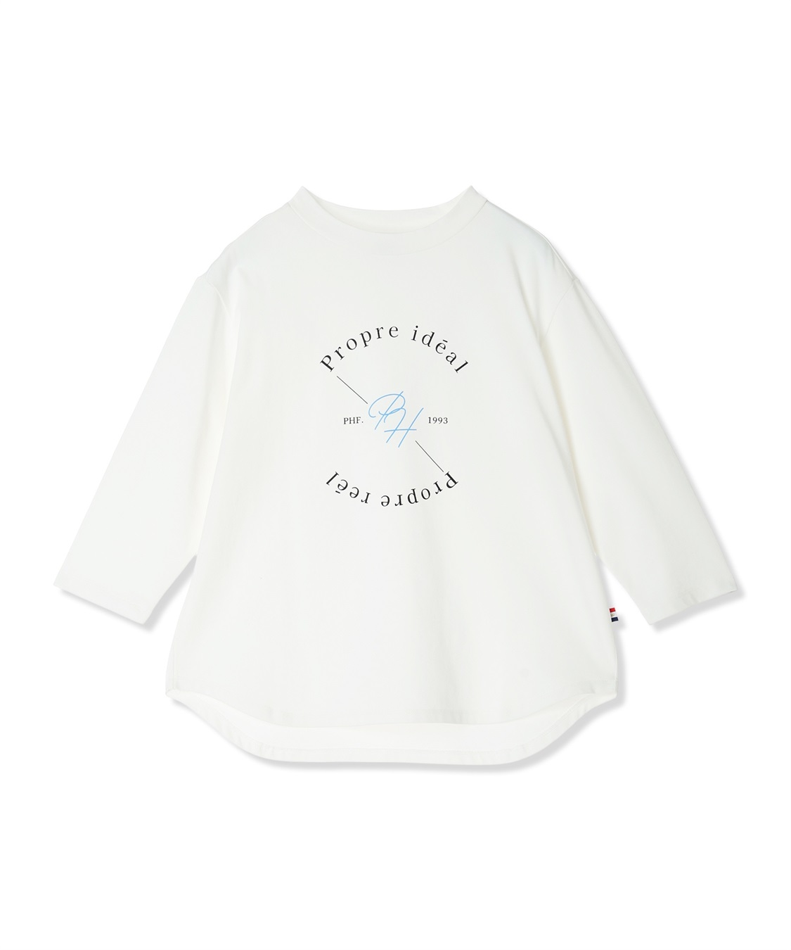 Petit Honfleur ロゴプリントモックネックＴシャツ【オーガニックコットンブレンド】_sub_23