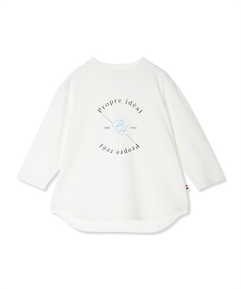 Petit Honfleur ロゴプリントモックネックＴシャツ【オーガニックコットンブレンド】_subthumb_23